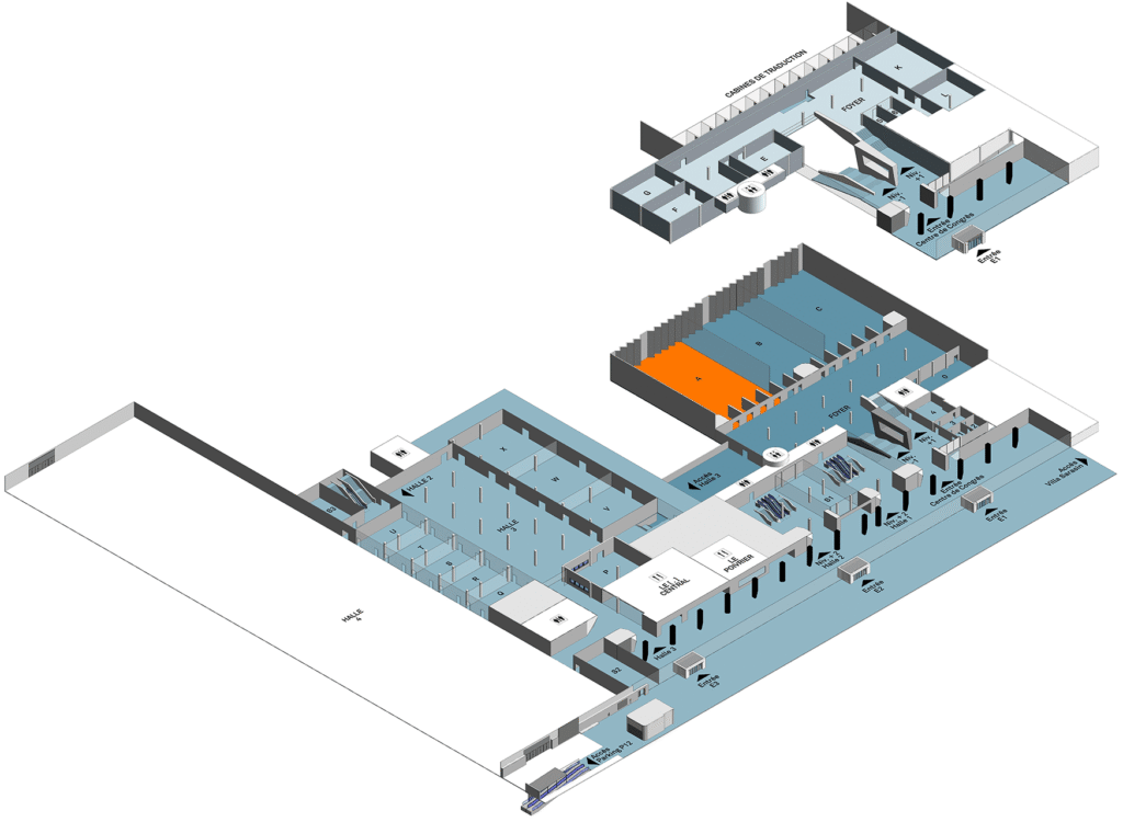 Plan Salle A - Espaces de conférence de Palexpo