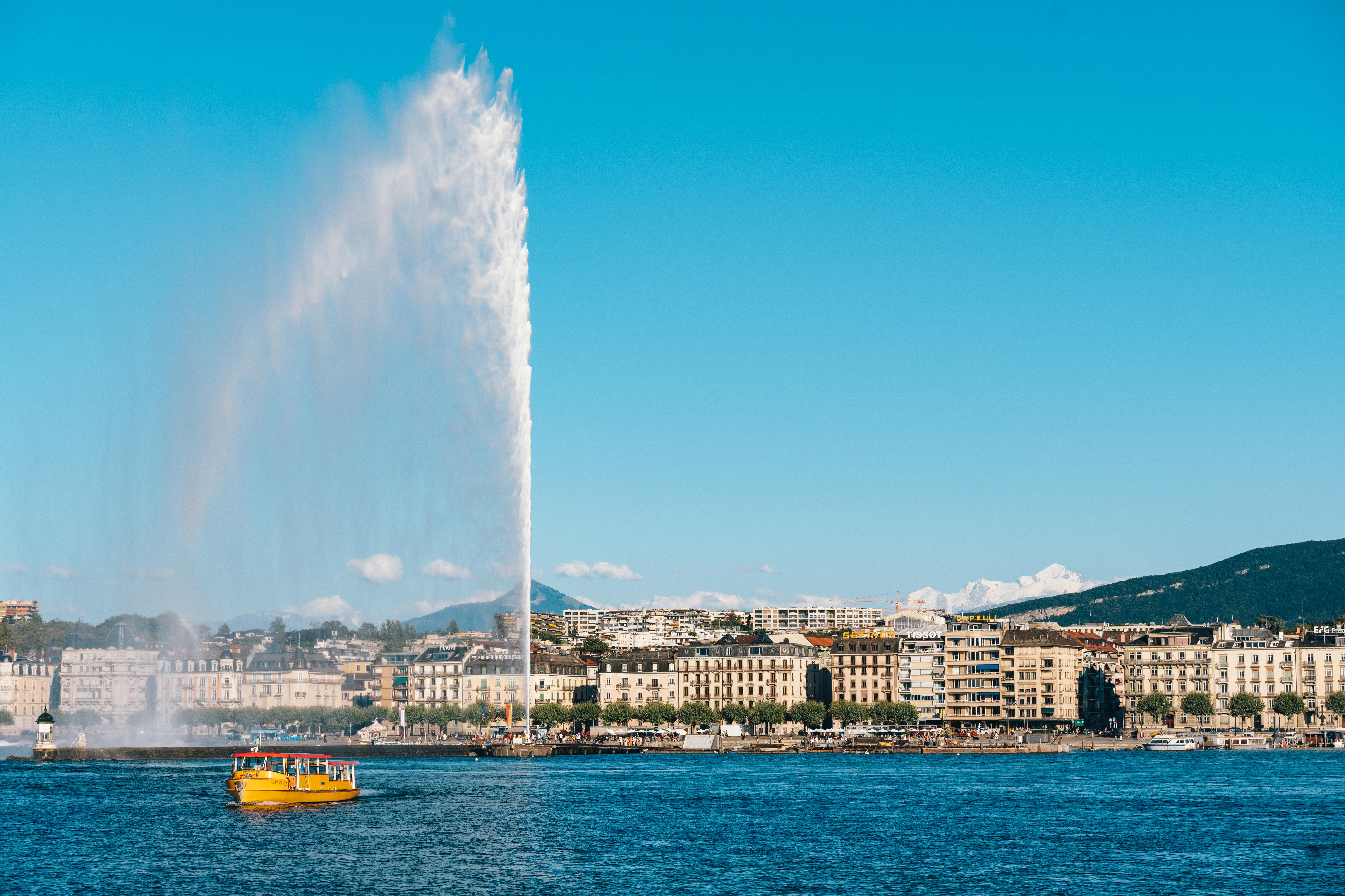 Le Jet d'eau - © Genève Tourisme